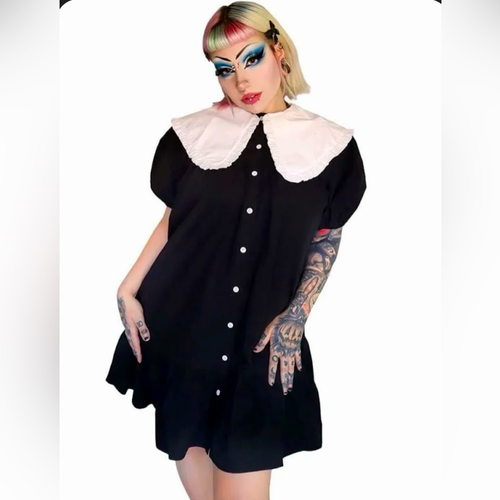 XL Forest Ink Lola Babydoll Dress